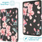 imoshion E-reader Hoesje - Geschikt voor Kobo Nia - Design Sleepcover Bookcase - Blossom Watercolor Black