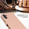 Selencia Hoesje Geschikt voor Samsung Galaxy A14 (5G) / A14 (4G) Hoesje Met Pasjeshouder - Selencia Echt Lederen Bookcase - roze