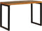 vidaXL - Eettafel - 115x55x76 - cm - massief - gerecycled - hout - en - staal