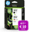 HP 302 - Inktcartridge - Origineel - Kleur & Zwart + Instant Ink tegoed