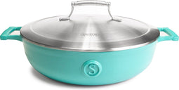 Saveur Selects Hapjespan - Ø30 cm - Gietijzer - PFAS-vrij - Inductie - Blauw