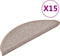vidaXL - 15 - st - Trapmatten - 56x17x3 - cm - lichtbruin