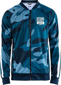 Craft District Jack - Vest - Rits en zijzakken - Blauw