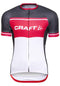 Craft Classic Logo Jersey - Korte Mouwen - Slim Fit - Wit - Maat S
