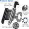 Mobiele Telefoon Houder Fiets Aluminium Motorfiets Mobiele Telefoon Houder met 360° Draaibare Anti-Shake Motorfiets Smartphone Houder Scooter Universeel voor 4.0-6.8 Inch Smartphone GPS Andere Apparaten