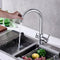 Auralum JLK0501 - 3-Weg Keukenkraan - Warm en koud water en gefilterd water - Zilver