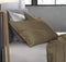 Zohome Kussensloop Satinado - Kussenhoes van 60x70 cm - Set van 2 stuks - 100% Katoen-Satijn - Taupe