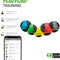 Tunturi Medicine Ball - Medicijnbal - 2 kg - Groen/Zwart - Rubber - Incl. gratis fitness app