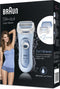 Braun Silk-épil 5-160 - Ladyshaver - 3-in-1 scheerapparaat trimmer scrub - Blauw