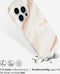 Selencia iPhone 14 Pro - Backcover - 100% gerecycled - Wit Marmer