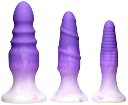Anale Plug XR Paars Siliconen Set 3 Onderdelen