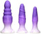 Anale Plug XR Paars Siliconen Set 3 Onderdelen