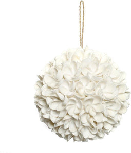 De Bloemen Schelpenbal - Wit - L