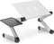 INNOVAGOODS - laptopstandaard - laptoptafel - verstelbaar - in aluminium - schootbureau - schoot tafel - cadeau tip