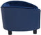 vidaXL - Hondenbank - 69x49x40 - cm - pluche - en - kunstleer - blauw