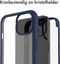 Accezz iPhone 14 - 360° Full Protective Cover - Militaire valbescherming tot 1,5 meter - Blauw