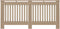 vidaXL Radiatorombouw 172x19x81 cm MDF
