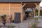 Muurtank Boomschors 300L - HoutLook - Regenton - Donkerbruin
