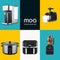 MOA Slowcooker 6,5L - Digitale Timer - 3 Warmtestanden - RVS