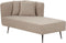 RIOM - Chaise longue - Beige - Linkszijdig - Polyester