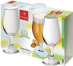 3x speciaalbier glazen - 375 ml - tulpvormige bierglazen