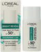 L'Oréal Bright Reveal Dark Spot UV Fluid Moisturizer met SPF50+ - voor een stralendere teint - Vermindert en Corrigeert Pigmentvlekken - 50 ml