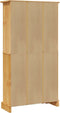 vidaXL - Boekenkast - grenenhout - met - 4 - planken - Corona-stijl - 80x29x150 - cm