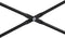 vidaXL - Computerbureau - 110x60x138 - cm - bewerkt - hout - zwart