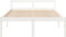 vidaXL - Seniorenbed - massief - grenenhout - wit - 120x190 - cm