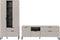 Furnilux Noida - Woonkamercombinatie - Praktische indeling - Zwart - 41x290x192cm