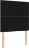 vidaXL - Hoofdbord - met - Knopen, - Donkergrijs, - 100 - cm
