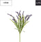 J-Line decoratie tak Lavender - kunststof - paars