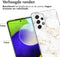 iMoshion Hoesje Geschikt voor Samsung Galaxy A53 Hoesje Siliconen - iMoshion Design hoesje - Wit / White Marble