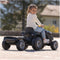 Smoby Farmer XL - Traptractor met aanhanger - Zwart