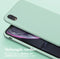 Selencia Hoesje Geschikt voor iPhone Xr Hoesje Met Koord - Selencia Siliconen hoesje met afneembaar koord - Turquoise