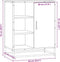 vidaXL - Dressoir - 62x35x76 - cm - bewerkt - hout - bruin - eikenkleur