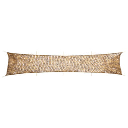 Camouflagenet met opbergzak 844x142 cm zandkleurig