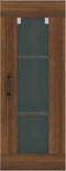 vidaXL - Wandkast - 34,5x34x90 - cm - bruin - eikenkleur