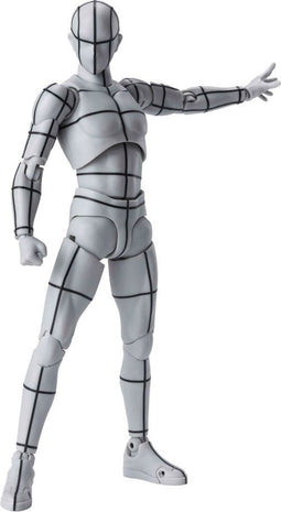 S.H.Figuarts Body-kun Wireframe (Gray Color Ver.) - poseerbare teken model pop