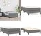 vidaXL - Boxspringbed - 100x200 cm - stof - donkergrijs
