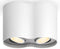 Philips Hue Pillar - Plafondlamp - 2x GU10 White ambiance - Wit