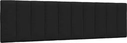 vidaXL - Hoofdbordkussen - 180 - cm - stof - zwart