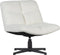WOOOD Exclusive Vinny Draaifauteuil - Boucle - Off White - 80x75x75
