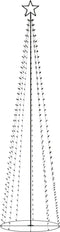 vidaXL - Kegelkerstboom - 400 - warmwitte - LED's - 100x360 - cm