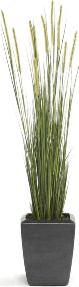 Emerald Kunstplant in kunststof pot vossenstaartgras herfst 90 cm