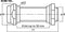 Monacor ECM-10/SW - Inbouwmicrofoon - Fantoom - Zwart