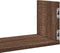 vidaXL - Wandschappen - 3 - st - 80x18x18 - cm - bewerkt - hout - bruin - eikenkleurig