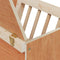 vidaXL - Hooiruif - voor - konijnen - 25x18,5x20,5 - cm - massief - vurenhout