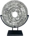 Non-branded Ornament Laza 42 X 48,5 Cm Steen/staal Grijs