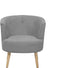 ODENZEN - Fauteuil - Grijs - Polyester